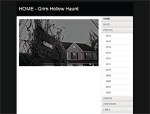 Tablet Screenshot of grimhollowhaunt.com
